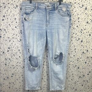Studio Blue Boyfriend Jeans Distressed Women's Size‎ 32